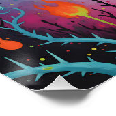 Niedlicher gotischer Hybrid - Spooky Fantasy Night Poster (Ecke)