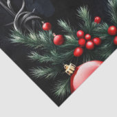 Niedlicher gotischer Weihnachtself. Seidenpapier (Ausschnitt)