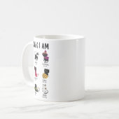 Niedlicher Gott sagt, ich bin Cat Lover Funny Chri Kaffeetasse (Vorderseite Links)