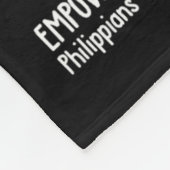 Niedlicher Gott sagt, ich bin Katze über Christlic Fleecedecke (Ecke)