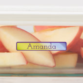 Niedlicher Gradientenklöster lila Name Etiketten (Befestigt)