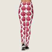 Niedlicher Granatapfelfruchtiger Cartoon Leggings (Rückseite)