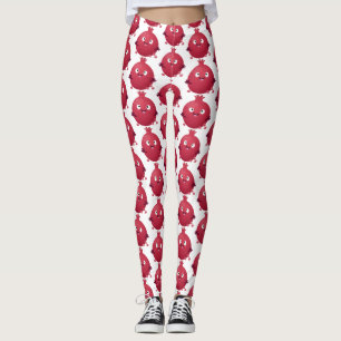 Niedlicher Granatapfelfruchtiger Cartoon Leggings