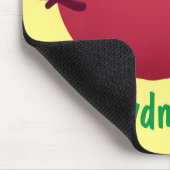 Niedlicher Granatapfelfruchtiger Cartoon Mousepad (Ecke)