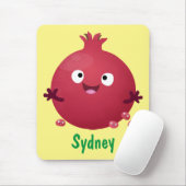 Niedlicher Granatapfelfruchtiger Cartoon Mousepad (Mit Mouse)