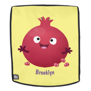 Niedlicher Granatapfelfruchtiger Cartoon Rucksack