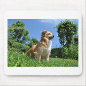 Niedlicher Grashund Mousepad (Vorne)