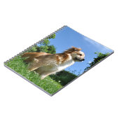 Niedlicher Grashund Notizblock (Linke Seite)