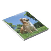 Niedlicher Grashund Notizblock (angewinkelt)