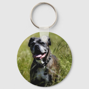 Niedlicher Grashund Schlüsselanhänger