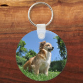 Niedlicher Grashund Schlüsselanhänger (Vorderseite)