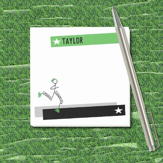 Niedlicher Grasläufer Personalisiert Post-it Klebezettel