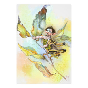 Niedlicher Grasshopper Art Poster