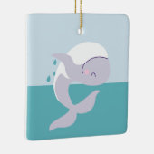 Niedlicher Gratiwal Keramikornament (Rechts)