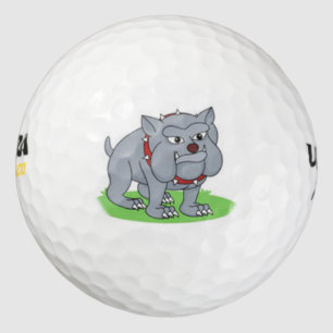 niedlicher Graubälle Golfball
