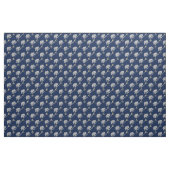 Niedlicher grauer Baby-Elefant mit Mond und Stern Stoff (Fat Quarter (45,7 x 55,9 cm))