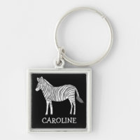 Niedlicher grauer Zebra-INDIVIDUELLE NAME