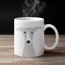 Niedlicher Grauhund, italienischer Grauhund oder W Kaffeetasse