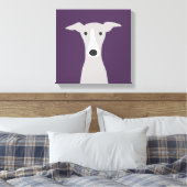 Niedlicher Grauhund, italienischer Grauhund oder W Leinwanddruck (Insitu (Schlafzimmer))