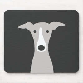 Niedlicher Grauhund, italienischer Grauhund oder W Mousepad