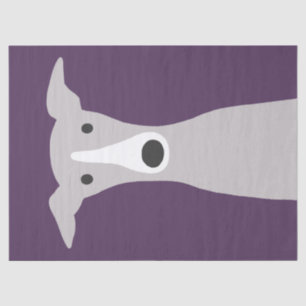 Niedlicher Grauhund, Italienischer Grauhund oder W Seidenpapier