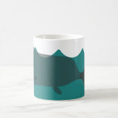 Niedlicher Grauwal Umweltwale Art Whale Kinder Kaffeetasse (Mittel)