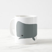 Niedlicher Grauwal Umweltwale Art Whale Kinder Kaffeetasse (Vorderseite Links)