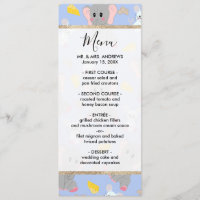 Niedlicher Grauweißer Elefantenmousse