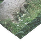 Niedlicher Greedy Sheep Eating Table Runner Kurzer Tischläufer (Ecke)