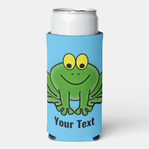 Niedlicher Green Frog Design Seltzer kann kühler w Selters Dosenkühler