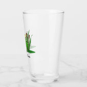 Niedlicher Green Frosch Design Glass Tumbler (Links)