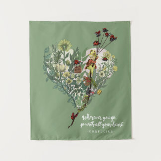 Niedlicher Green Lady Bug Inspirierend Adventure Z Wandteppich