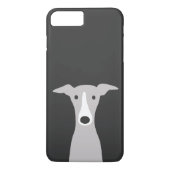 Niedlicher Greyhound Italienischer Windhund oder W Case-Mate iPhone Hülle (Rückseite)
