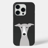 Niedlicher Greyhound Italienischer Windhund oder W Case-Mate iPhone Hülle (Rückseite)