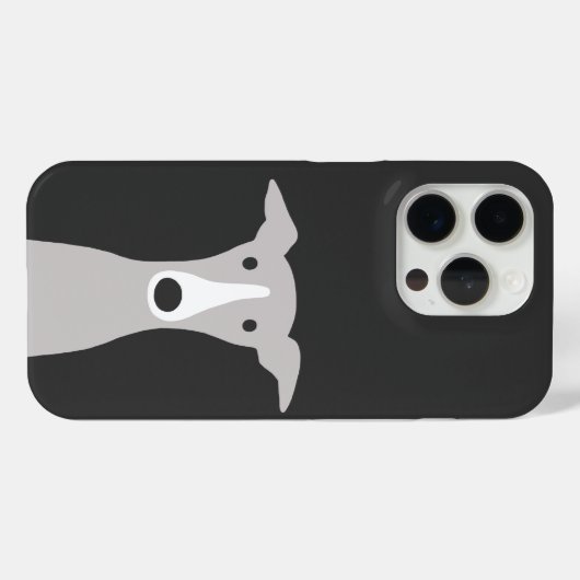 Niedlicher Greyhound Italienischer Windhund oder W Case-Mate iPhone Hülle (Rückseite (Horizontal))