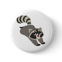Niedlicher griechischer Cartoon Raccoon