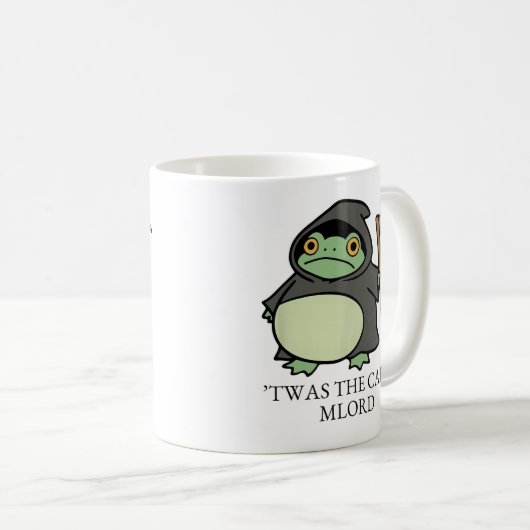Niedlicher grimmiger Sensenmann Frog - Das war der Kaffeetasse (VorderseiteRechts)