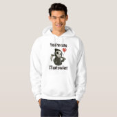 Niedlicher grimmiger Sensenmann mit romantischem H Hoodie (Vorne ganz)