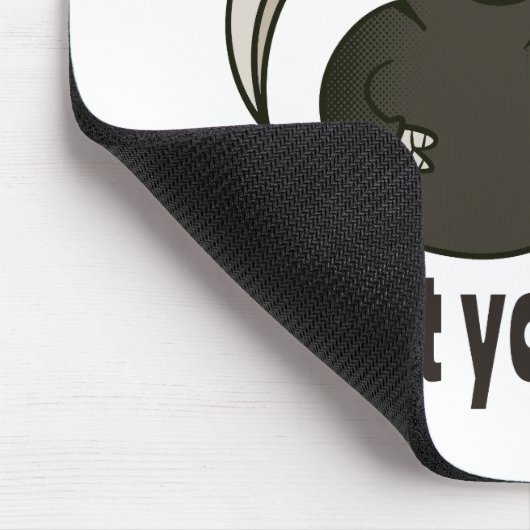 Niedlicher grimmiger Sensenmann mit romantischem H Mousepad (Ecke)