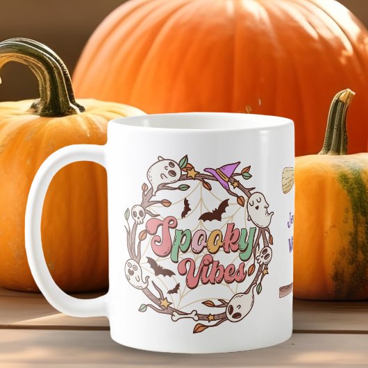 Niedlicher Groovy Ghost, spukhafte Villen, hallowe Kaffeetasse