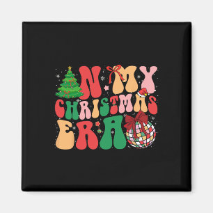 Niedlicher Groovy in meiner Weihnachtszeit Weihnac Magnet