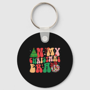 Niedlicher Groovy in meiner Weihnachtszeit Weihnac Schlüsselanhänger