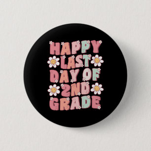 Niedlicher Groovy Tee zweiter Klasse Button
