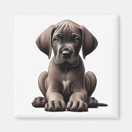 Niedlicher, großartiger Welpe Magnet