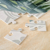 Niedlicher großer Chubby-Panda in einer Lotus-Pose Puzzle (Seite)