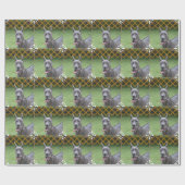 Niedlicher großer Däne Geschenkpapier (Flach)