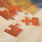 Niedlicher großer Däne/Herbst/Herbst Puzzle (Seite)