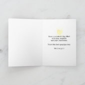 Niedlicher Großvatertag zum Vatertag Karte (Innenseite)