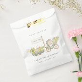 Niedlicher Grown Igel Flora Bike Babydusche Geschenktütchen (Versiegelt)