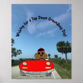 Niedlicher Grundriss in Cabriolet Poster